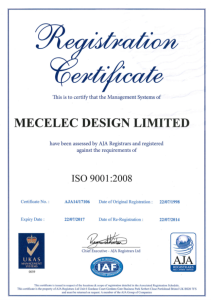 Mecelec Design Iso 9001 2008 Registration